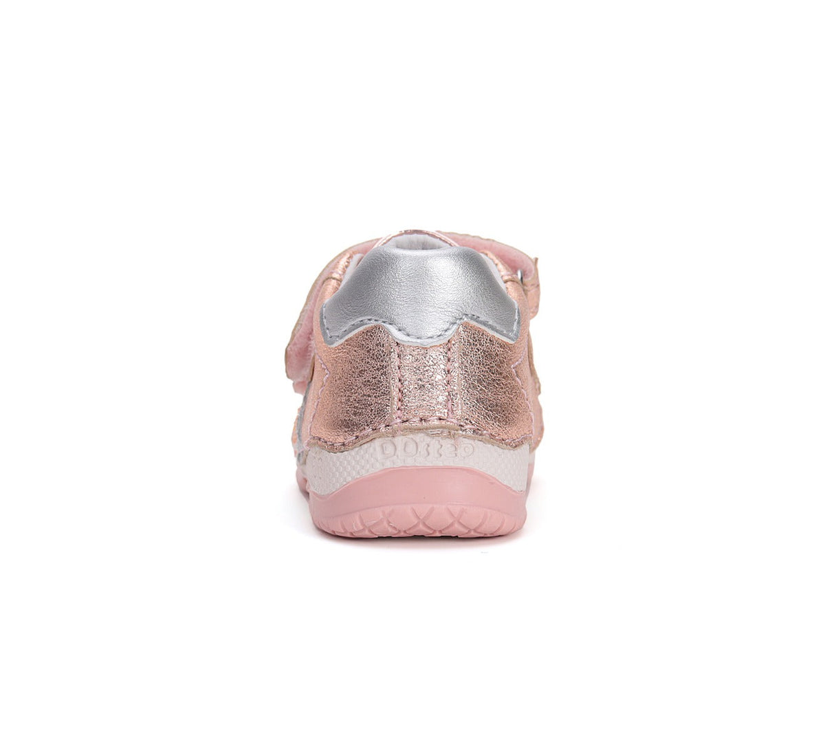 D.D.Step pantofi fete cu scai 19-24 Cream metalizat