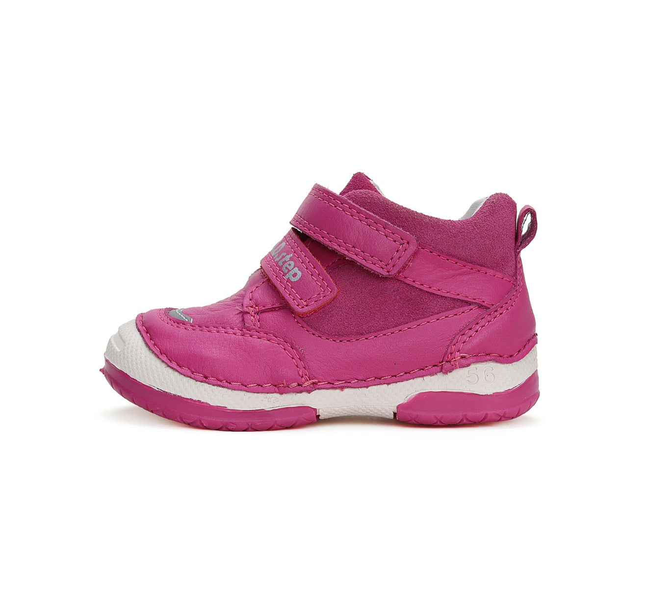D.D.Step pantofi fete cu scai 19-24, Dark pink cu roz Imagine secundară a produsului