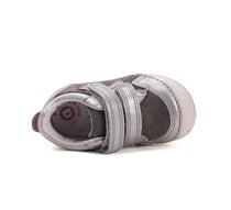 D.D.Step pantofi fete cu scai 19-24 Grey cu argintiu