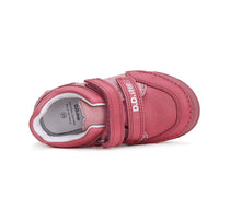 D.D.Step pantofi fete cu scai 25-30 Dark pink cu puncte mici