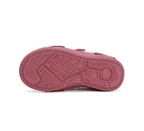 D.D.Step pantofi fete cu scai 25-30 Dark pink cu puncte mici