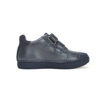 D.D.Step pantofi fete cu scai 25-30 Royal Blue cu floare si inimia