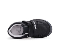 D.D.Step pantofi fete cu scai 25-30 Black cu betisoare albe