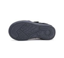 D.D.Step pantofi fete cu scai 25-30 Black cu betisoare albe