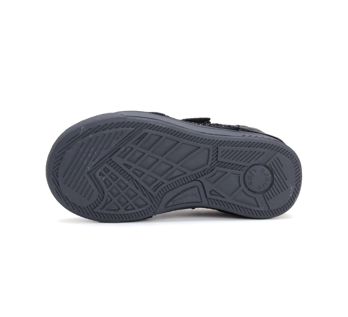 D.D.Step pantofi fete cu scai 25-30 Black cu betisoare albe