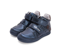 D.D.Step pantofi fete cu scai 31-36 Royal Blue cu stelute