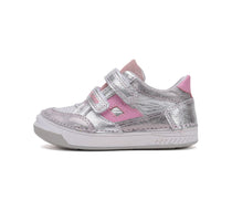 D.D.Step pantofi fete cu scai 31-36 Silver cu roz