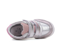 D.D.Step pantofi fete cu scai 31-36 Silver cu roz