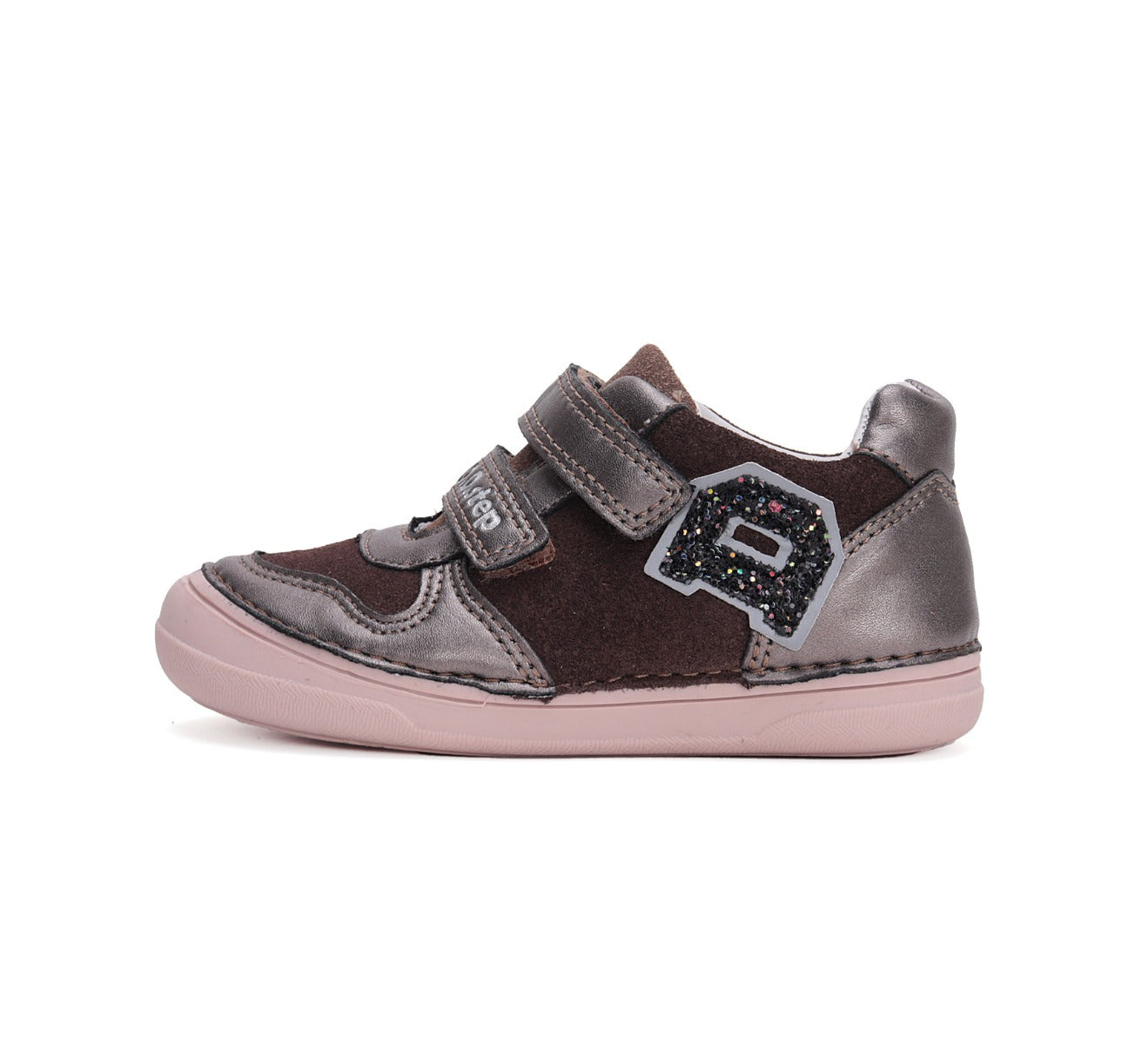 D.D.Step lány tépőzáras cipő 26-31 Chocolate with D Másodlagos kép
