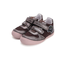 D.D.Step pantofi fete cu scai 32-37 Chocolate cu D