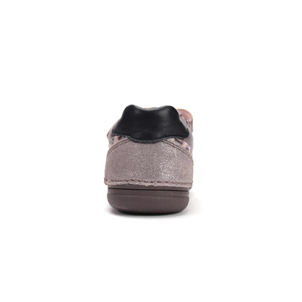 D.D.Step pantofi fete cu scai 32-37 Dark Grey cu animal print