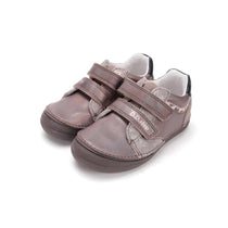 D.D.Step pantofi fete cu scai 32-37 Dark Grey cu animal print