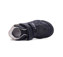 D.D.Step pantofi fete cu scai Royal blue cu stelute aurii