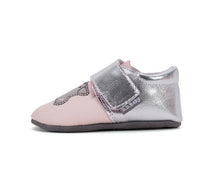 D.D.Step pantofi fete cu talpa moale 18-23 Daisy Pink cu ursulet