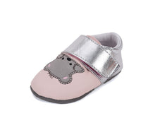 D.D.Step pantofi fete cu talpa moale 18-23 Daisy Pink cu ursulet