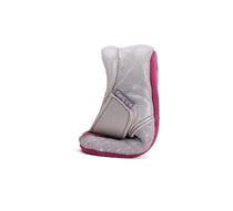 D.D.Step pantofi fete cu talpa moale 18-23 Silver cu calut de mare roz