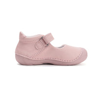 D.D.Step pantofi fete decupati 18-22 Baby Pink cu flori