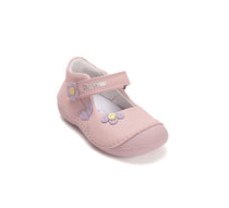 D.D.Step pantofi fete decupati 18-22 Baby Pink cu flori