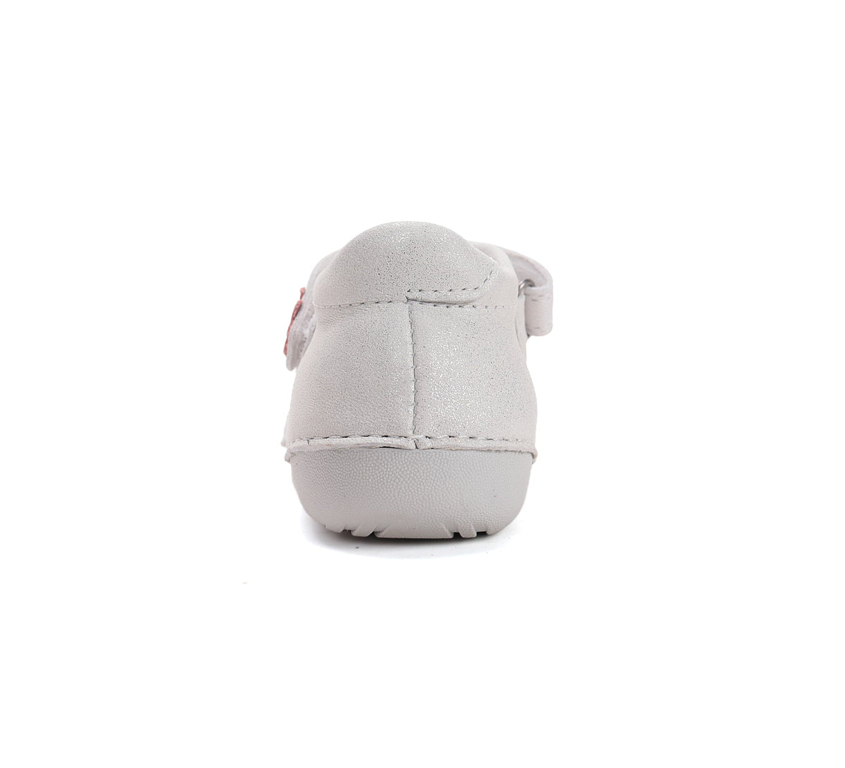 D.D.Step pantofi fete decupati 18-22 Silver cu flori
