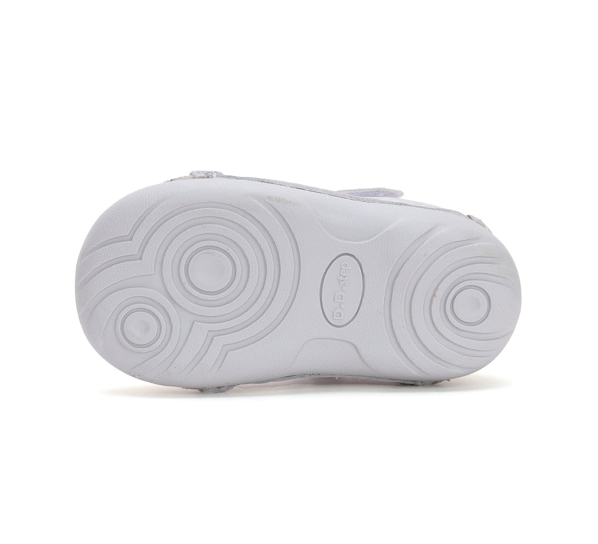 D.D.Step pantofi fete decupati 18-22 Silver cu flori