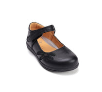 D.D.Step pantofi fete decupati 26-31 Black cu floare