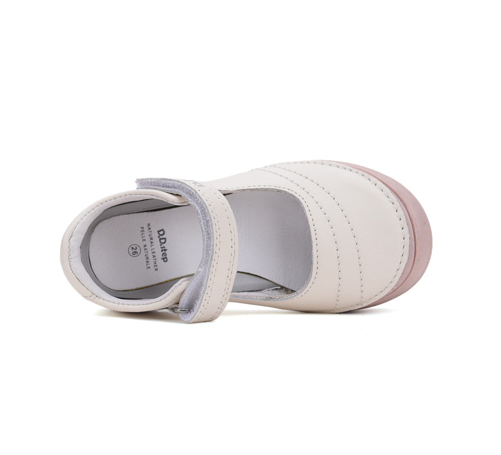 D.D.Step pantofi fete decupati 26-31 Cream