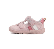 D.D.Step pantofi fete decupati Barefoot 20-25 Baby Pink cu dungi colorate