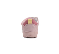 D.D.Step pantofi fete decupati Barefoot 20-25 Baby Pink cu dungi colorate
