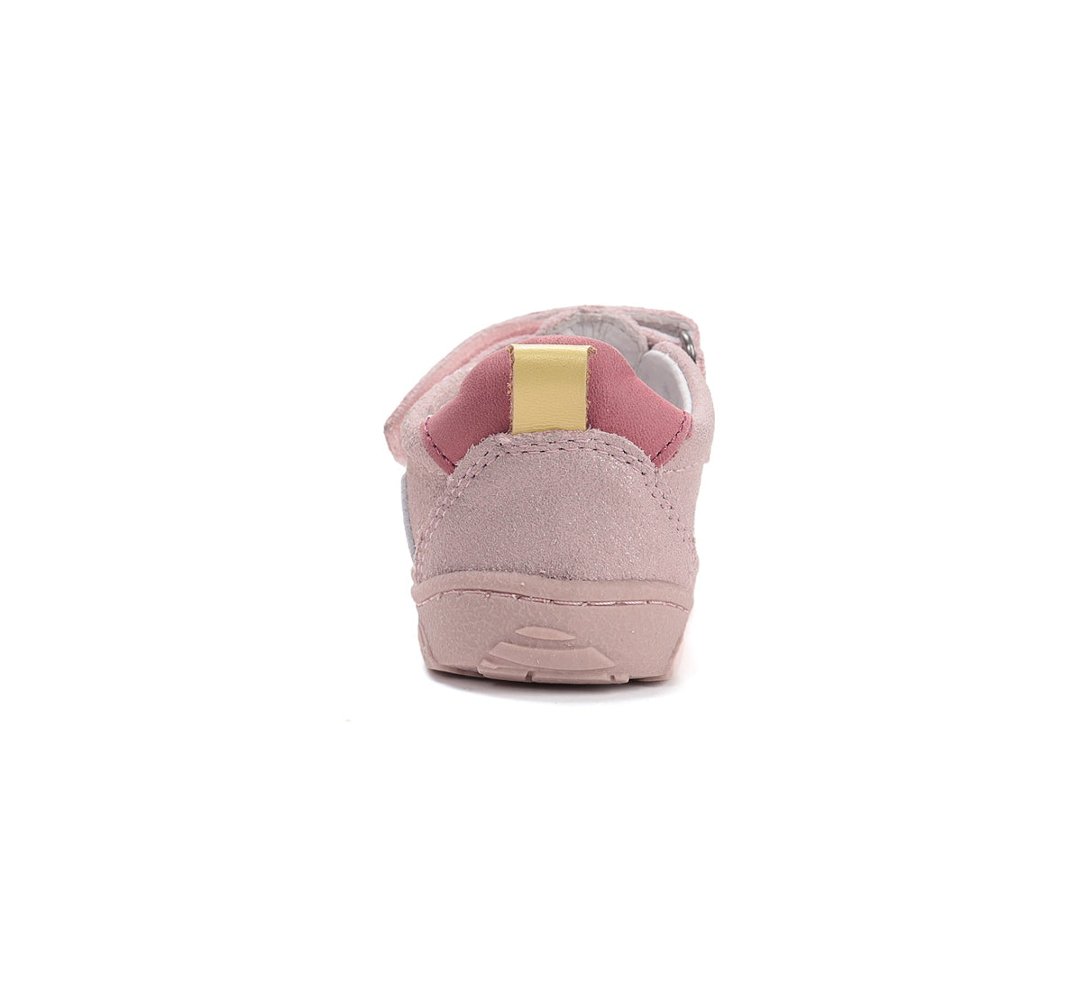 D.D.Step pantofi fete decupati Barefoot 20-25 Baby Pink cu dungi colorate