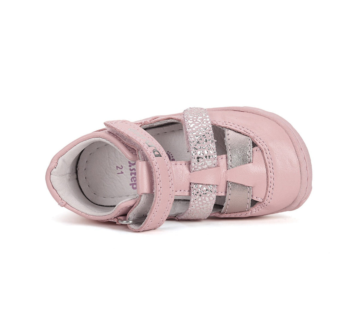 D.D.Step pantofi fete decupati Barefoot 26-31 Baby Pink