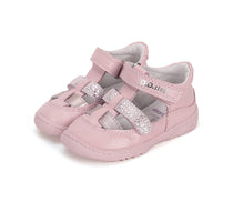 D.D.Step pantofi fete decupati Barefoot 26-31 Baby Pink