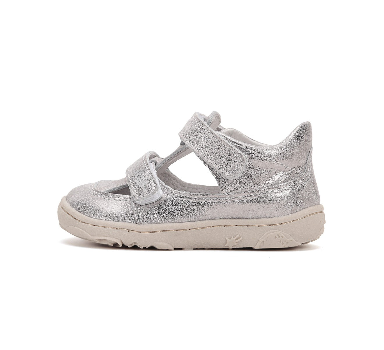 D.D.Step pantofi fete decupati Barefoot 26-31 Silver Imagine secundară a produsului