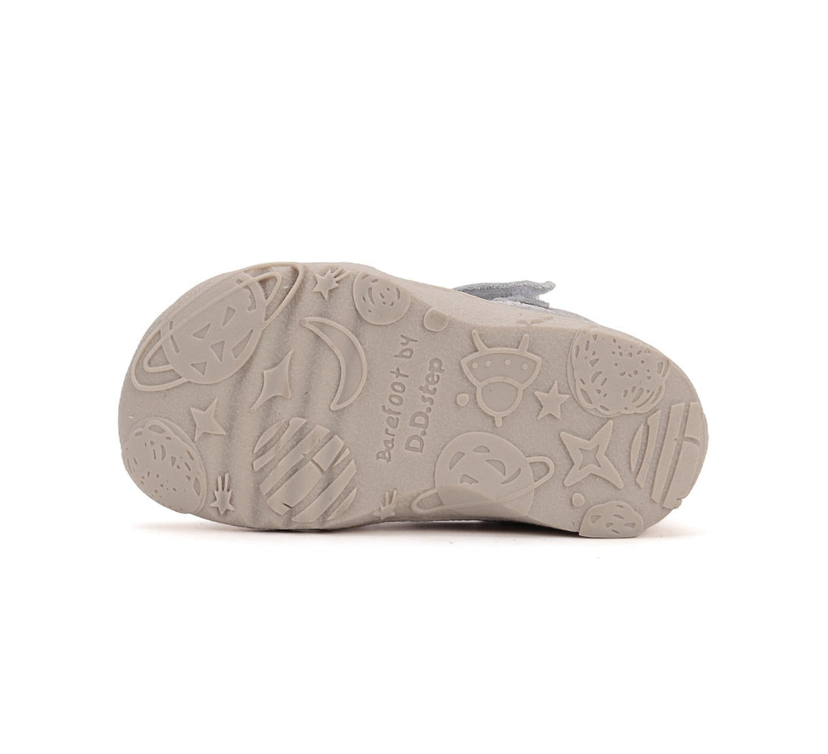 D.D.Step pantofi fete decupati Barefoot 20-25 Silver