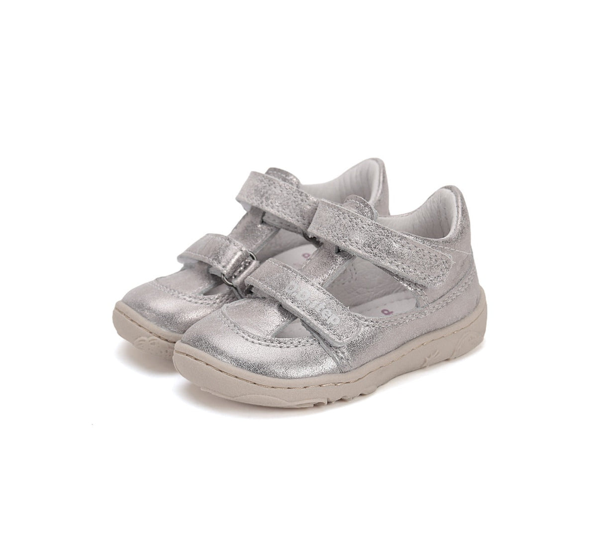 D.D.Step pantofi fete decupati Barefoot 20-25 Silver Fő kép