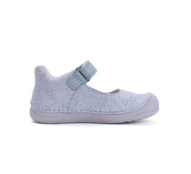 D.D.Step kivágott lány cipő Barefoot 22-33 Lila, virágmintával