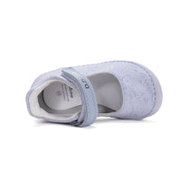D.D.Step kivágott lány cipő Barefoot 22-33 Lila, virágmintával