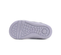 D.D.Step kivágott lány cipő Barefoot 22-33 Lila, virágmintával