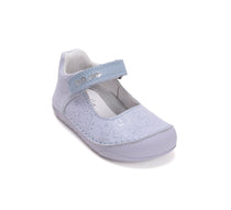 D.D.Step kivágott lány cipő Barefoot 22-33 Lila, virágmintával