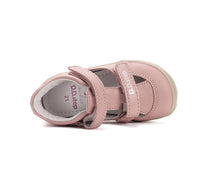 D.D.Step pantofi fete decupati Barefoot 26-31 Baby Pink