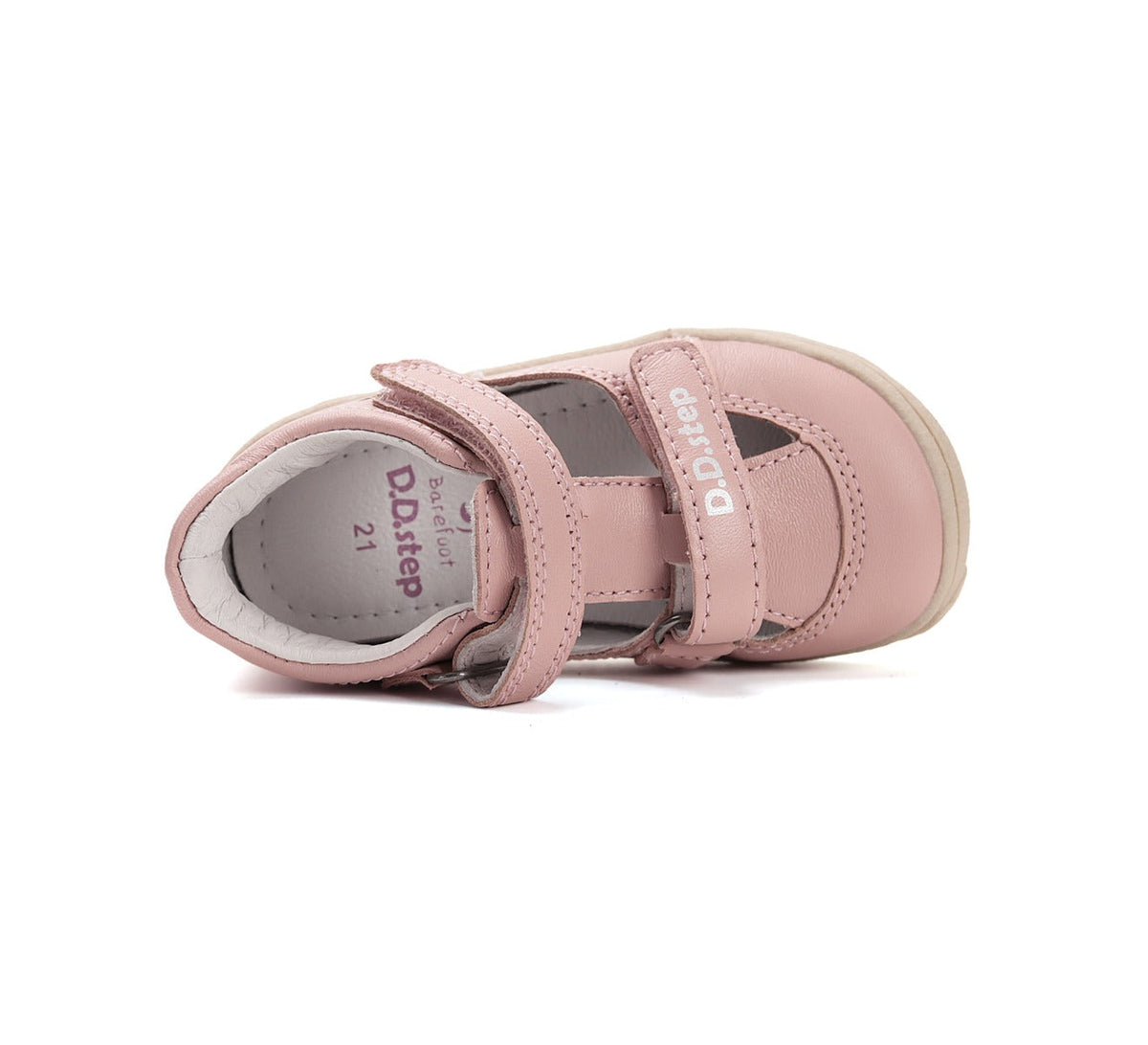 D.D.Step pantofi fete decupati Barefoot 26-31 Baby Pink
