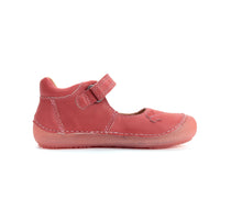 D.D.Step pantofi fete decupati Barefoot 26-31 Strawberry cu fluturasi