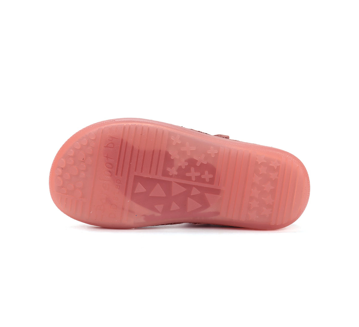 D.D.Step pantofi fete decupati Barefoot 26-31 Strawberry cu fluturasi