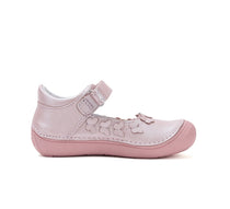 D.D.Step pantofi fete decupati Ponte20 supinati 30-35 Baby Pink cu fluturasi