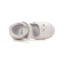D.D.Step pantofi fete decupati Ponte20 supinati 24-29 Pearl cu inimioare