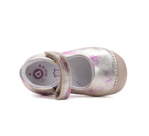 D.D.Step pantofi fete deschisi 18-24 Bronze cu fluturasi
