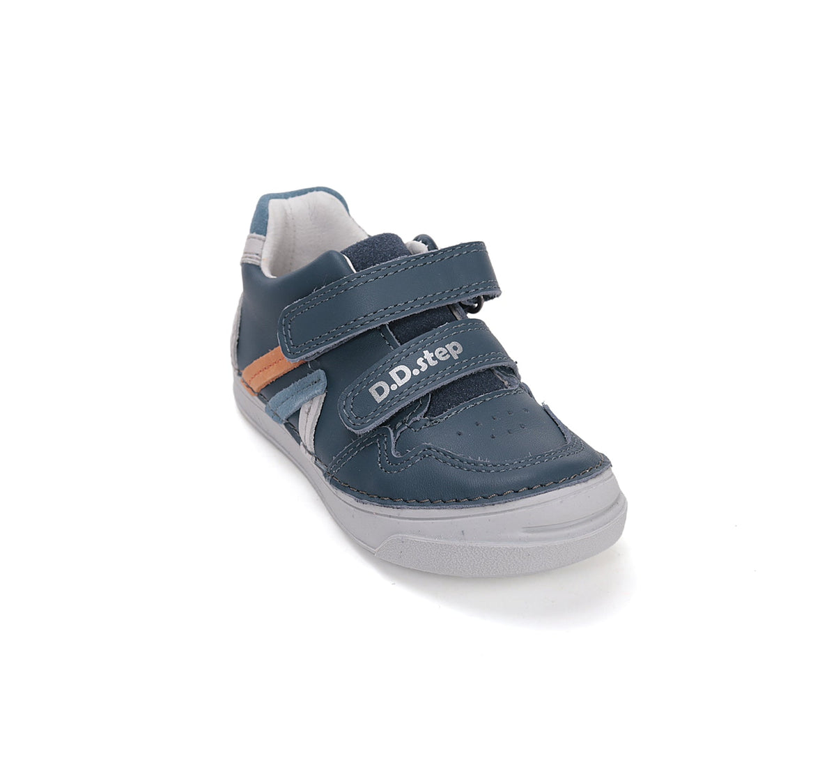 D.D.Step pantofi baieti din piele cu scai 31-36 Royal Blue