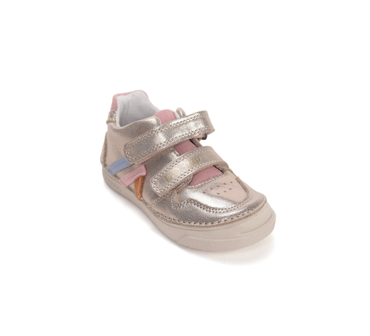D.D.Step pantofi fete din piele cu scai 31-36 Gold
