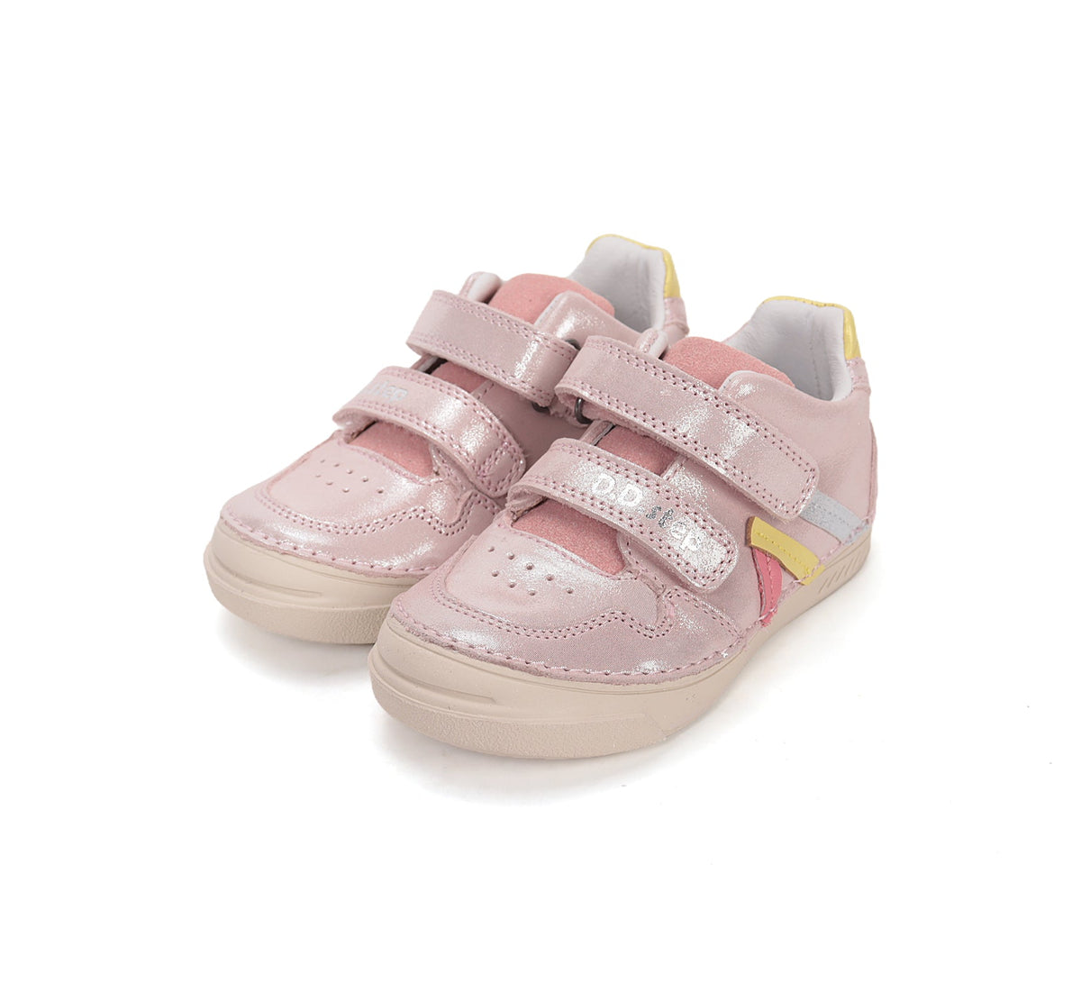 D.D.Step pantofi fete din piele cu scai 31-36 Rose Gold Imagine principală a produsului