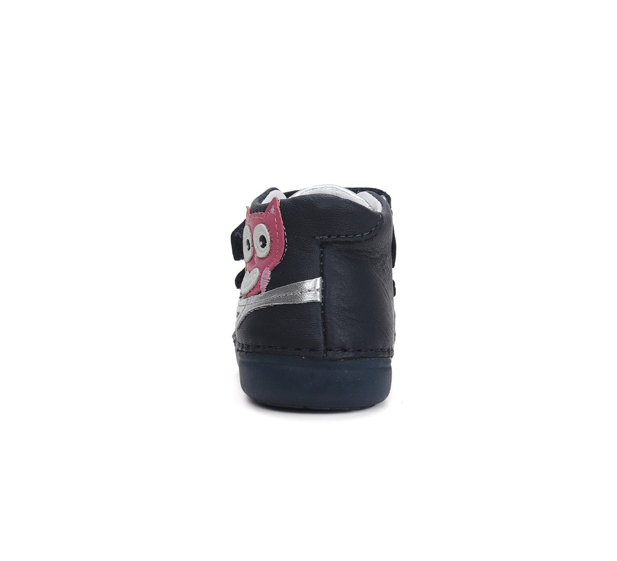 D.D.Step pantofi fete fluorescenti Primii Pasi 20-25 Royal Blue cu bufnita