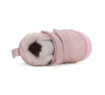 D.D.Step pantofi fete imblanite Primii Pasi 20-25 Pink cu pinguin